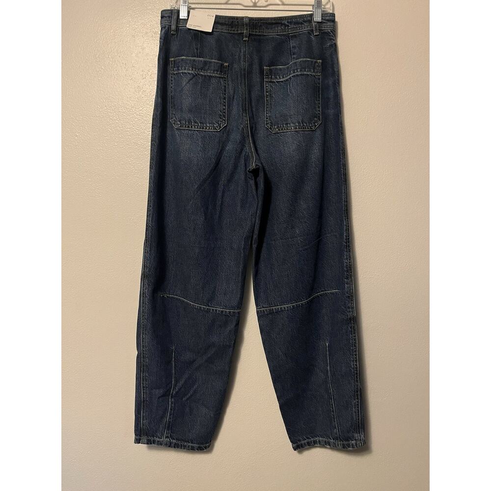 Loft Jeans The Barrel High Rise Women’s Size 27 / 4 Denim New - Picture 4 of 16